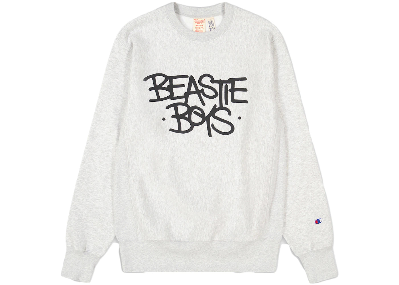 Champion x Beastie Boys x Eric Haze Reverse Weave Crewneck Sweatshirt Oxford Grey