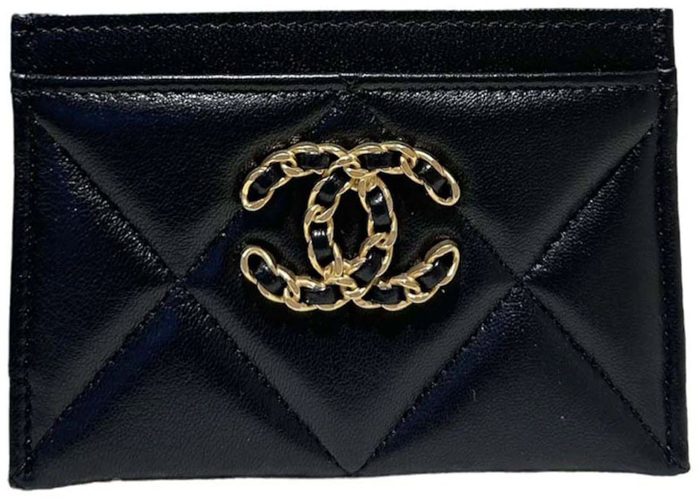 Chanel 19 Card Holder Black (AP1167)