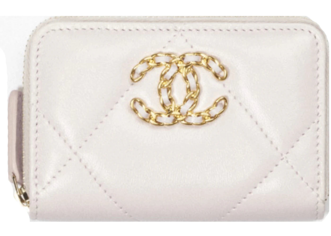 Chanel 19 Zipped Coin Purse Pink