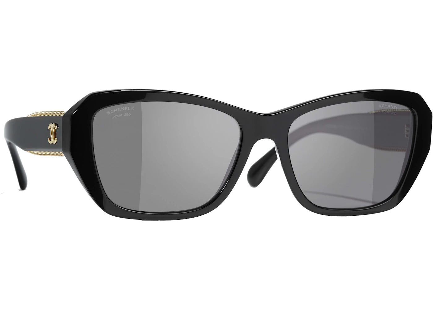 Chanel Butterfly Polarized Sunglasses Black (5516 C622/48)