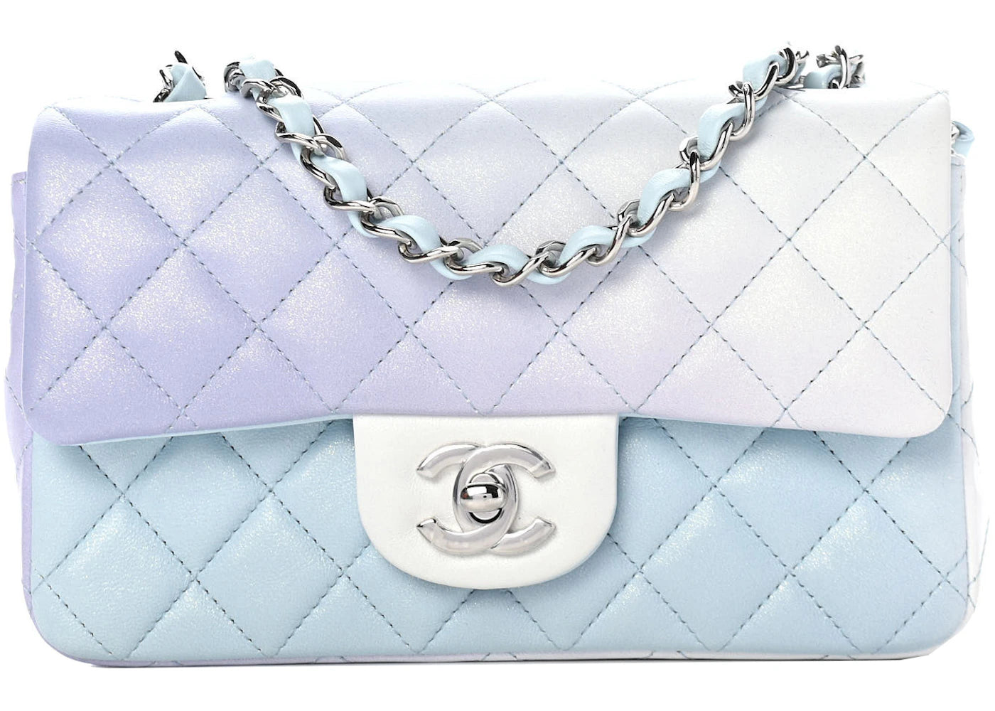 Chanel Mini Flap Bag 21K Ombre Lambskin Mulitcolor