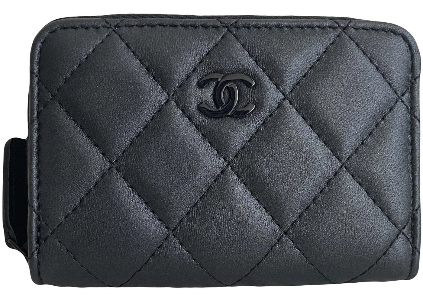 Chanel Classic Zipped Coin Purse Black (AP0216)