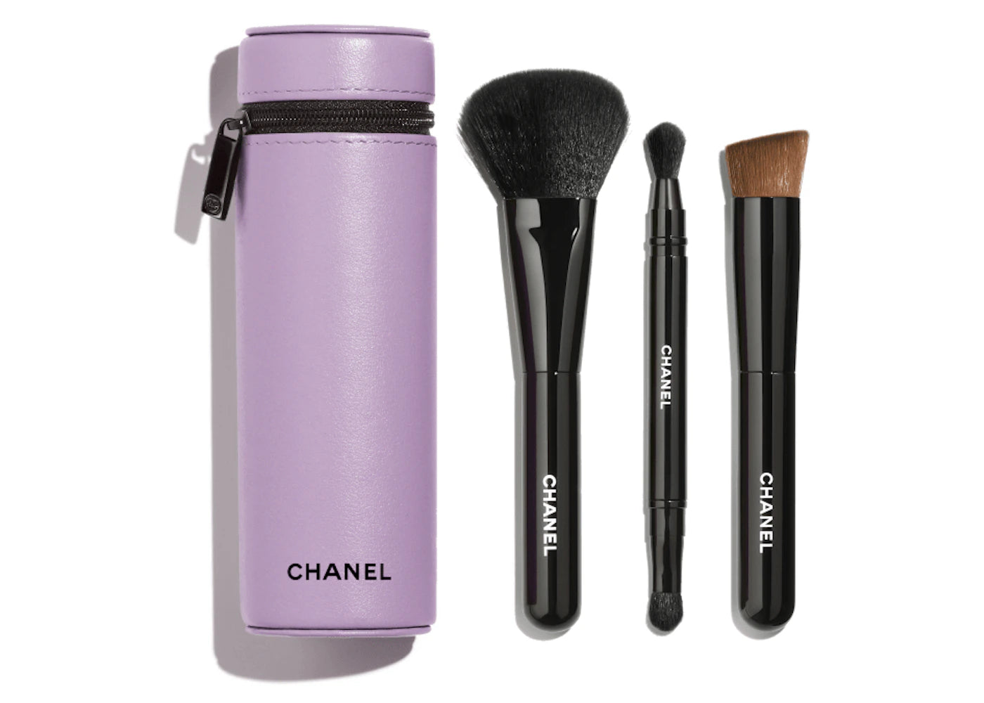 Chanel Codes Couleur Limited-Edition Collection of 3 Essential Brushes 135 - IMMORTELLE