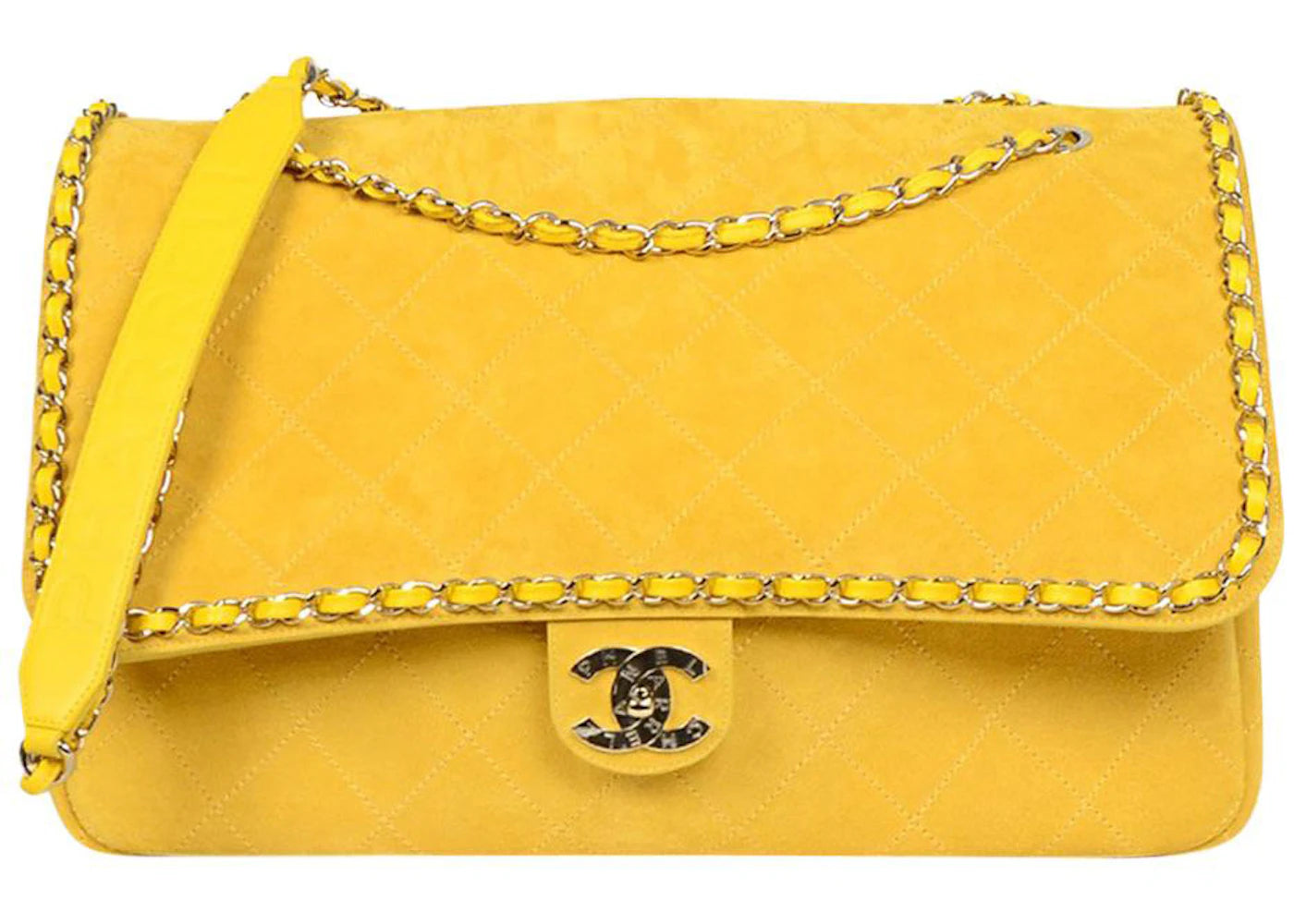Chanel x Pharrell Flap Bag XXL Yellow