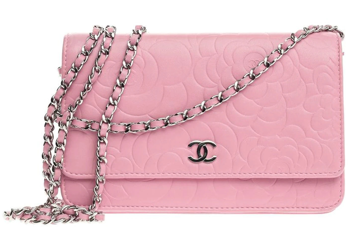 Chanel Wallet On Chain Camellia Pink