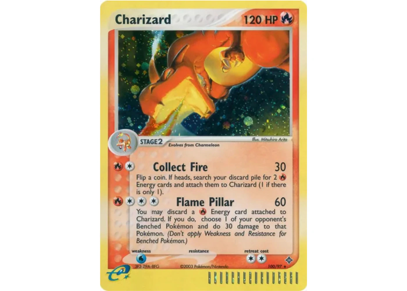 Charizard 2003 Pokémon TCG EX Dragon Holo #100 (Ungraded)