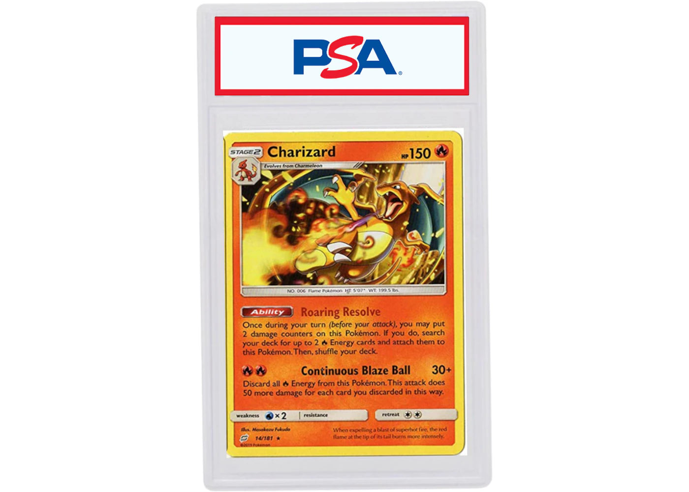 Charizard 2019 Pokemon TCG Sun & Moon Team Up #14/181 (PSA or BGS Graded)