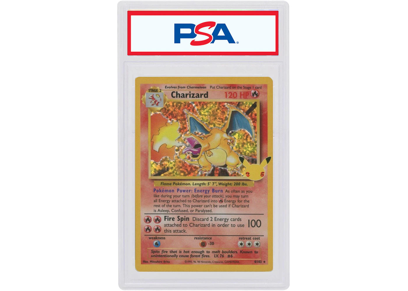 Charizard 2021 Pokémon TCG Celebrations Classic Collection Base Set Holo #4 (PSA or BGS Graded)