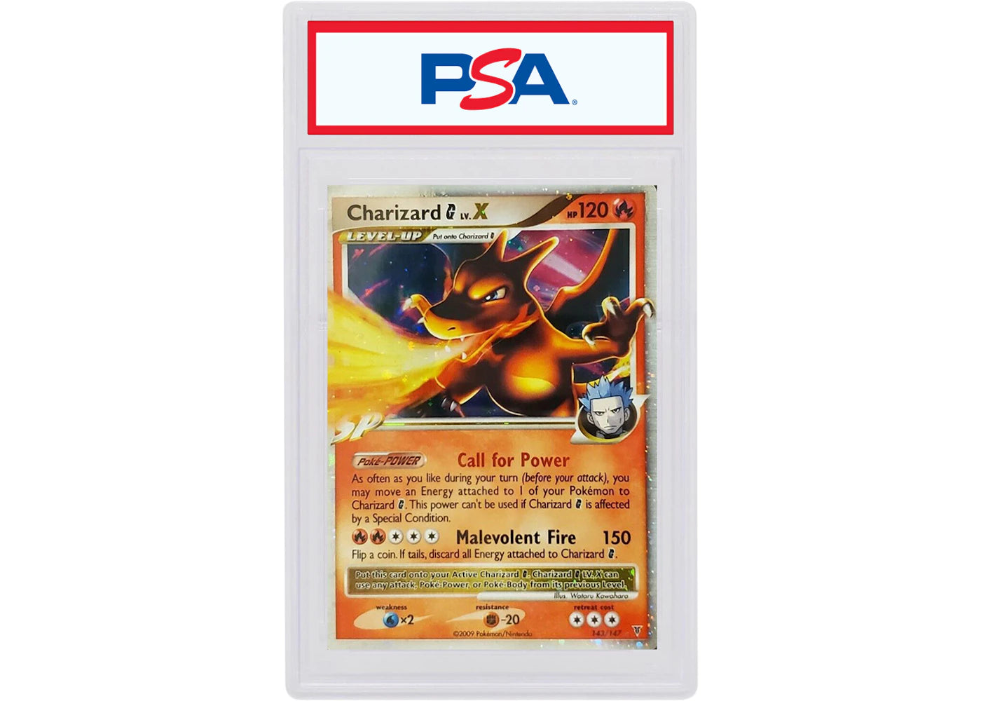 Charizard GLV.X 2009 Pokemon TCG Supreme Victors Holo #143 (PSA or BGS Graded)