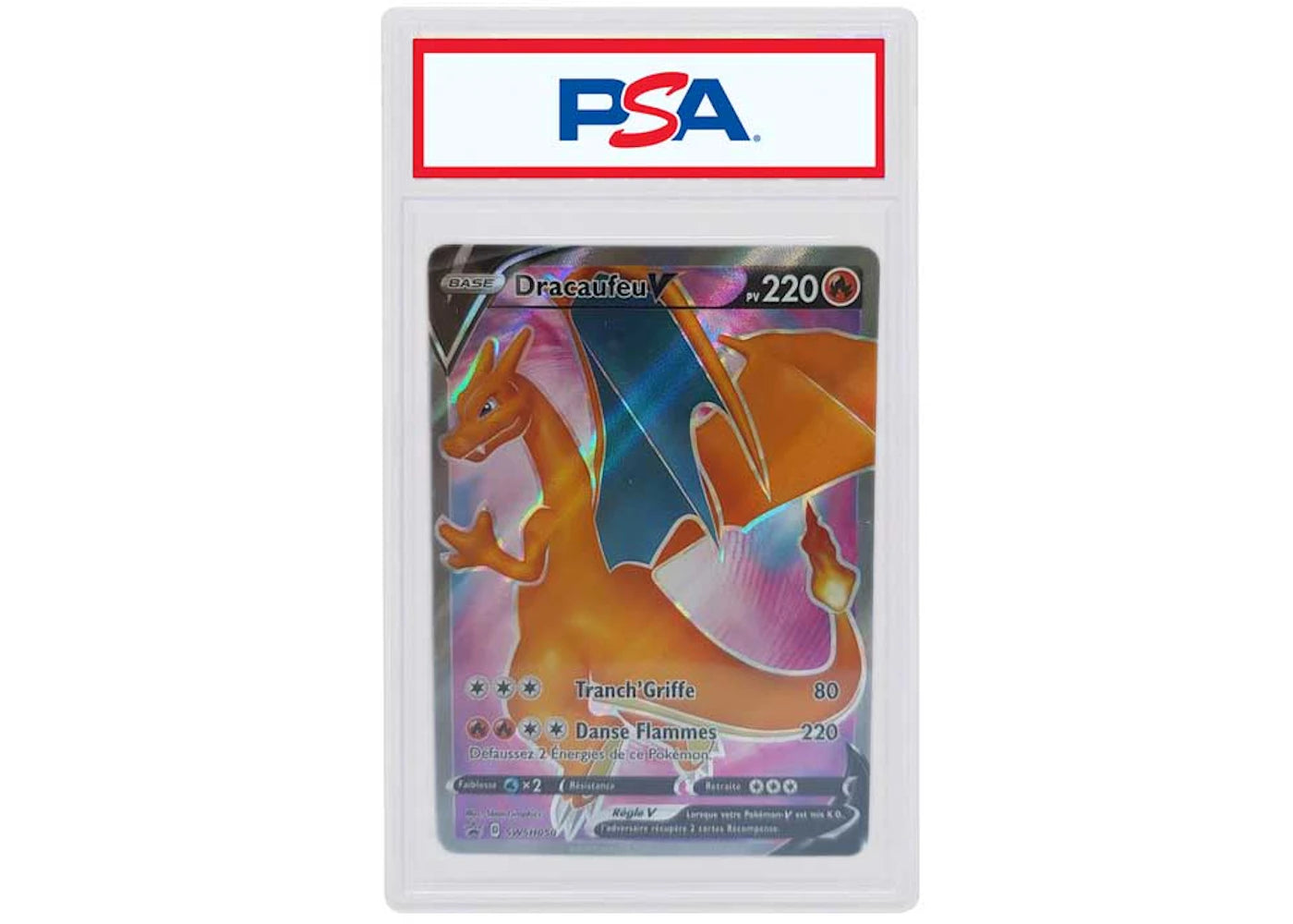 Charizard V 2020 Pokémon TCG Sword & Shield Champions Path French #050 (PSA or BGS Graded)