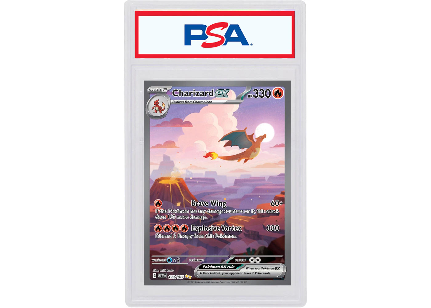 Charizard ex 2023 Pokémon Scarlet & Violet 151 Special Illustration Rare #199/165 (PSA or BGS Graded)