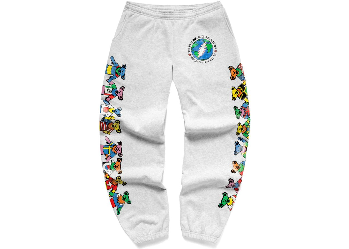Market Grateful Dead Coexist Sweatpants Light Heather Grey