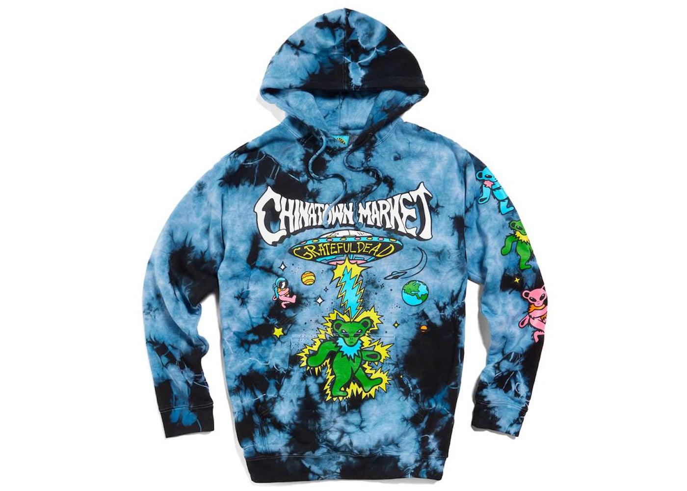 Market Grateful Dead Space Bears Hoodie Multi