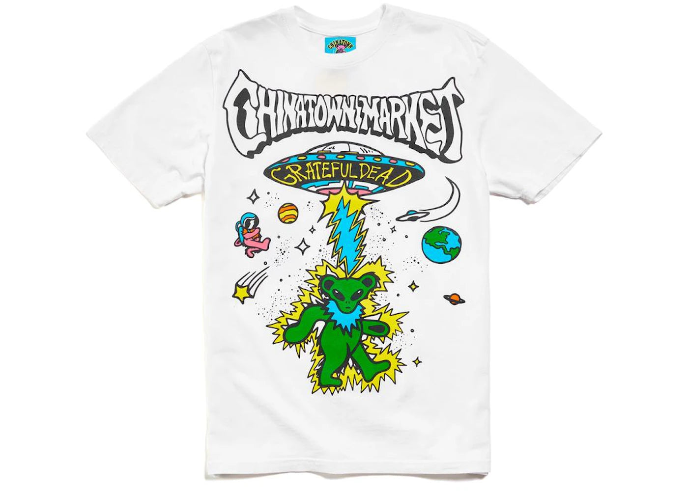 Market Grateful Dead Space Bears T-shirt White