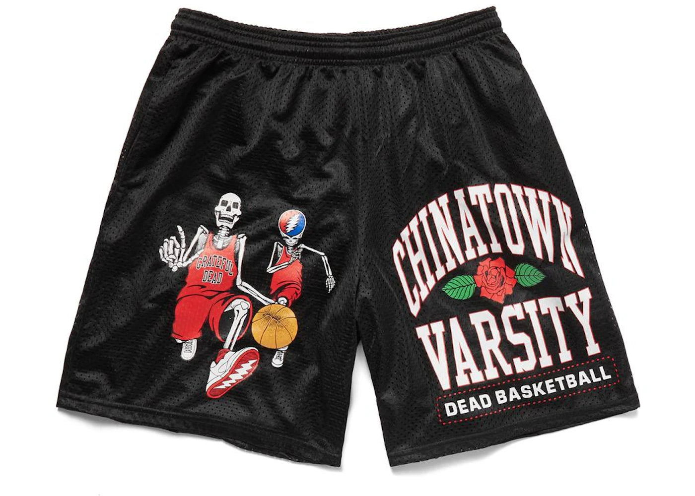 Market Grateful Dead Varisty Shorts Black