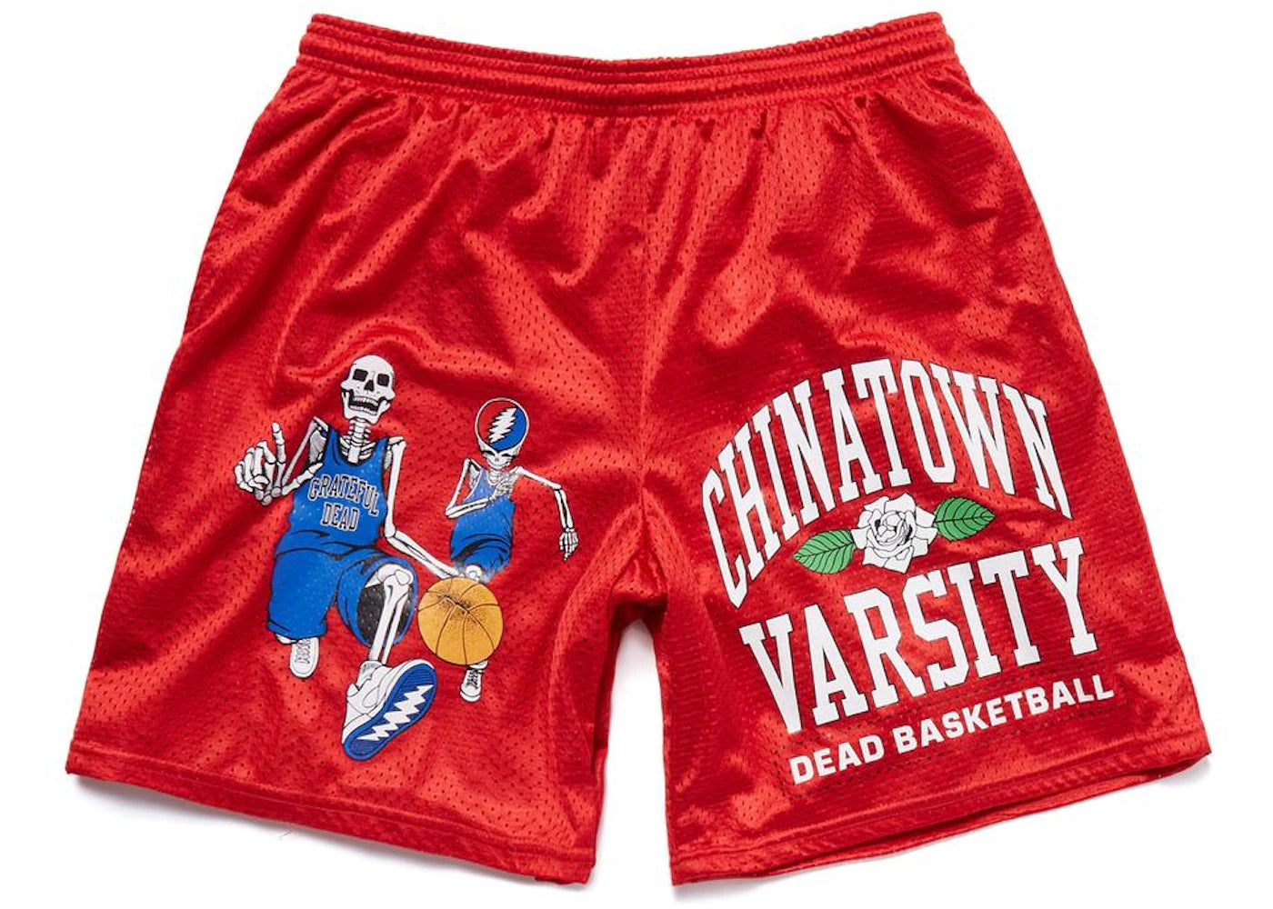 Market Grateful Dead Varisty Shorts Red
