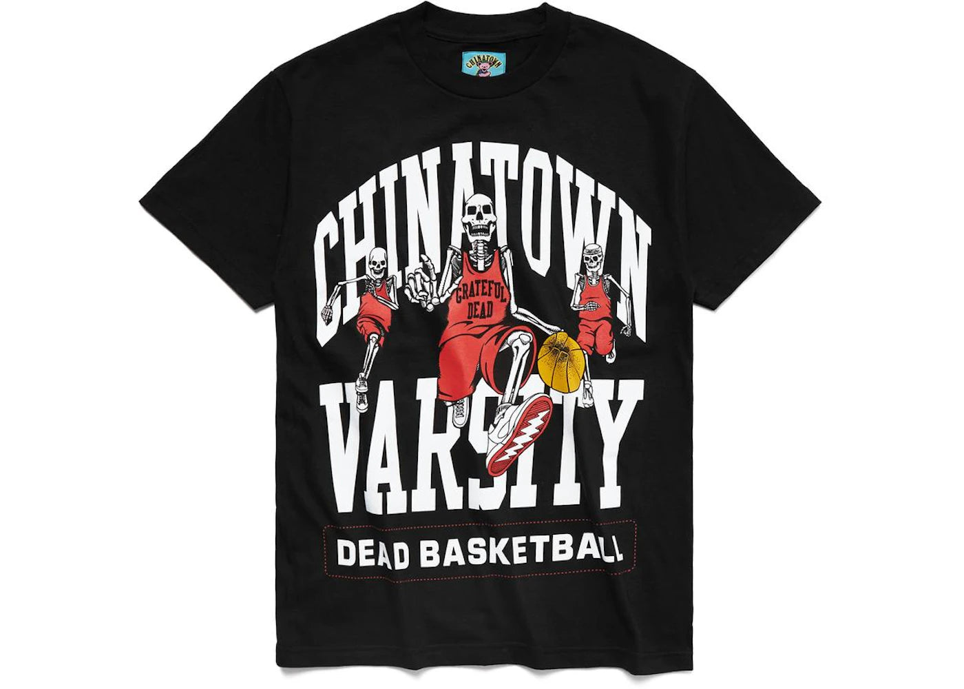 Market Grateful Dead Varsity T-shirt Black