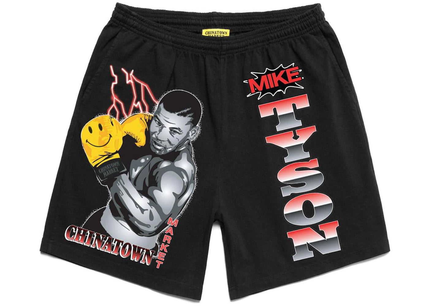 Market Tyson Smiley Shorts Black