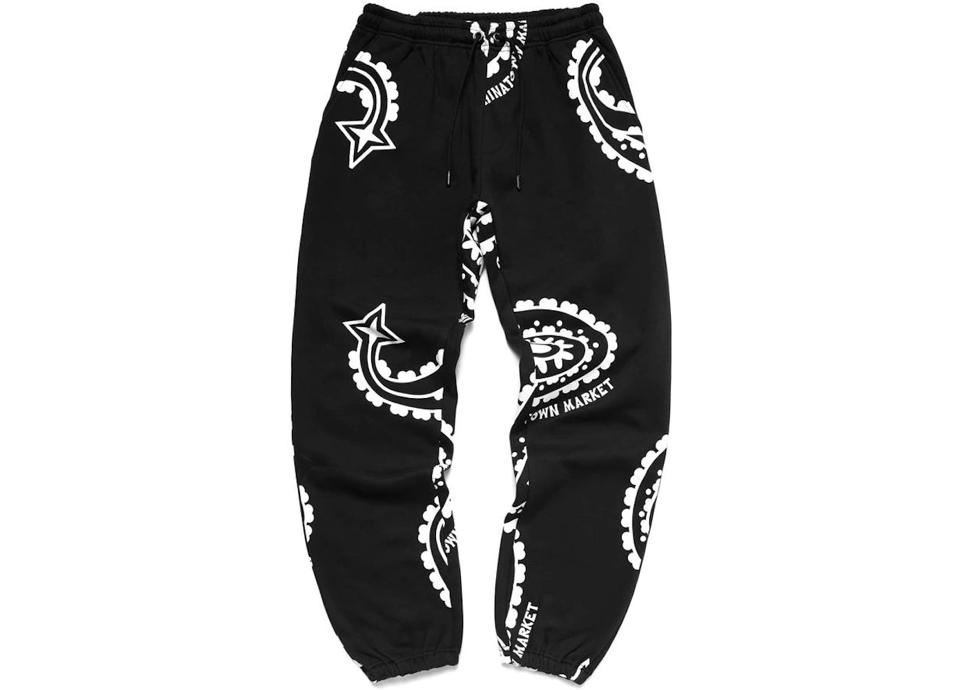 Market x YG 4hunnid Paisley Sweatpants Black
