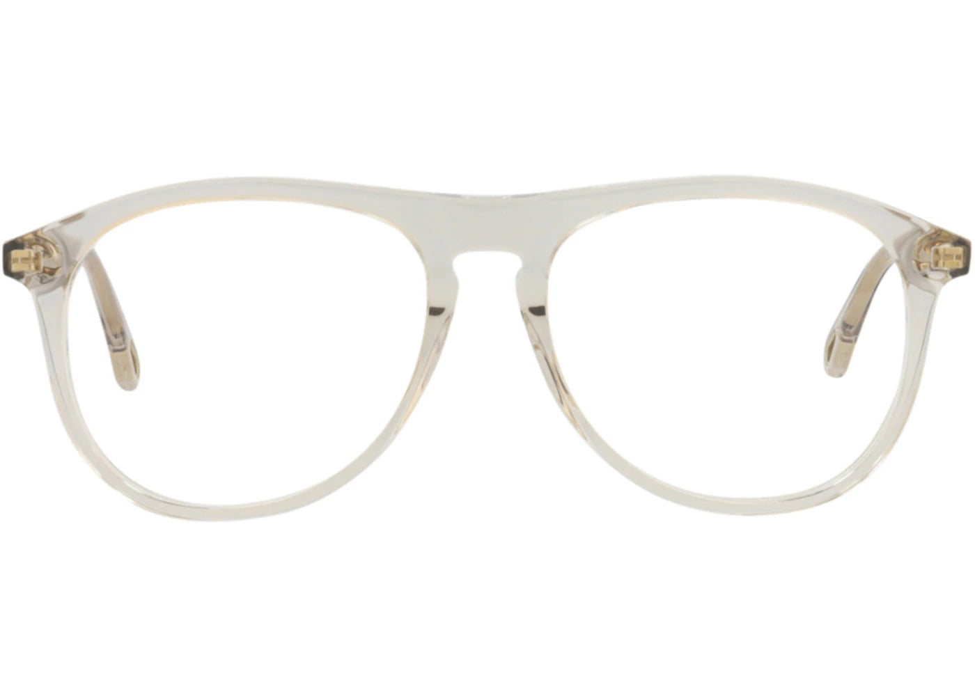 Chloe Aviator-Frame Bio Acetate Optical Frames Beige Beige Transparent (CH0010O-30009865-001)