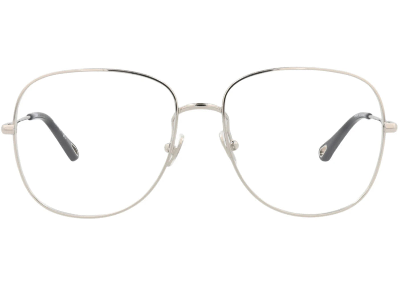 Chloe Aviator-Frame Metal Optical Frames Silver Silver Transparent (CH0020O-30009818-003)