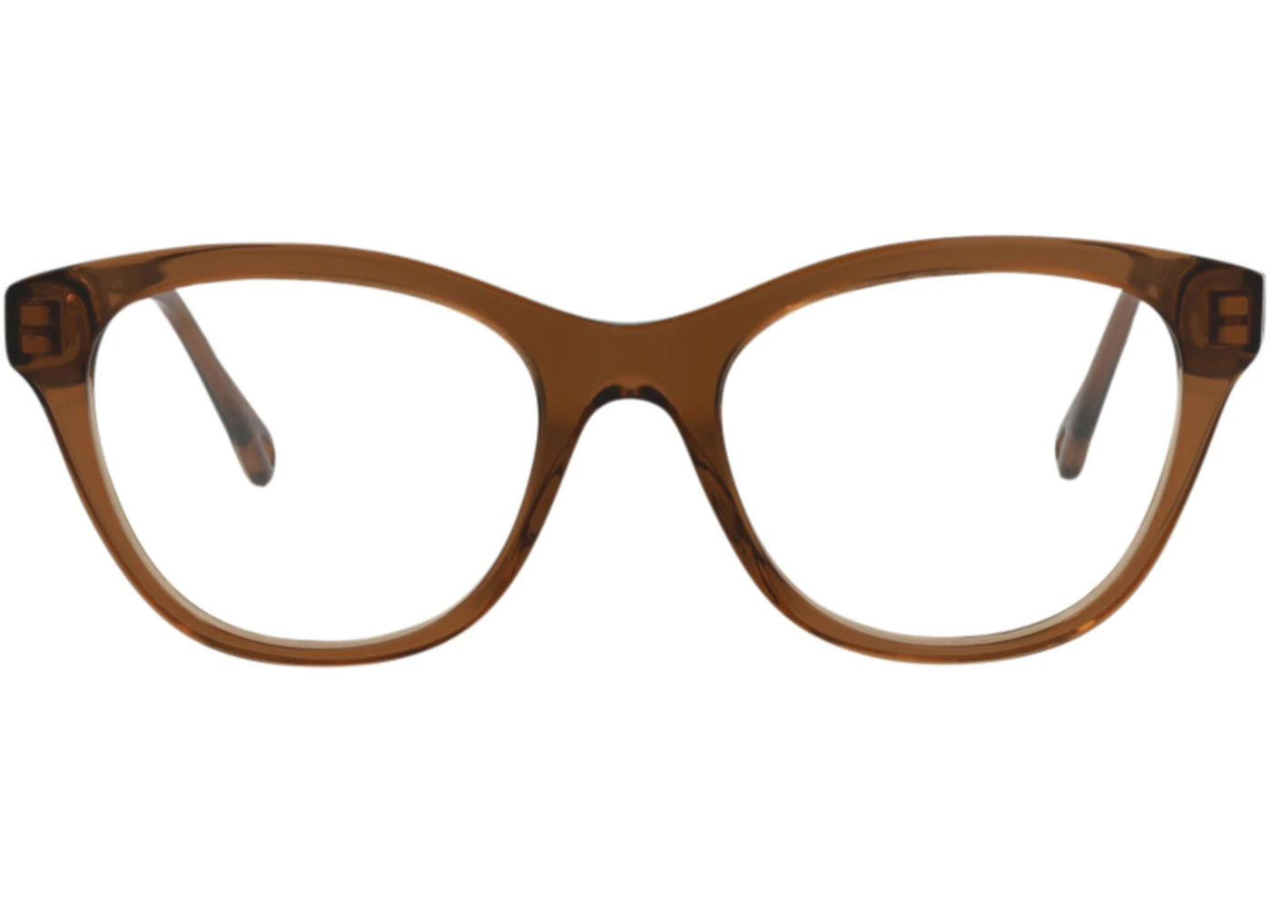 Chloe Cat Eye-Frame Bio Acetate Optical Frames Brown Brown (CH0085O-30012484-002)