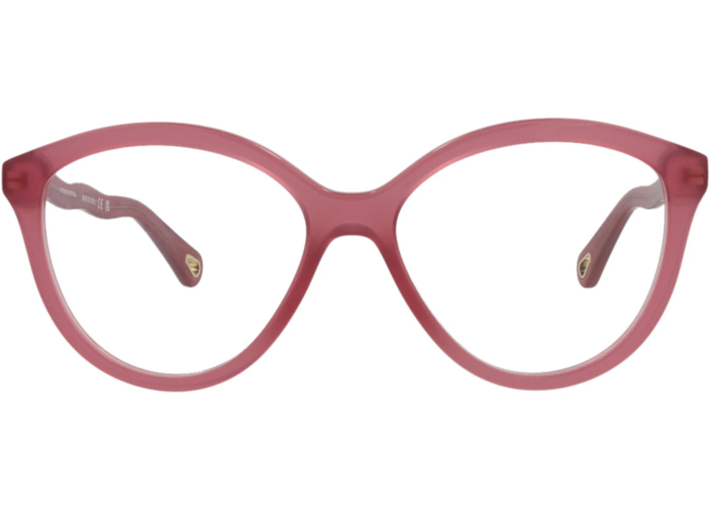 Chloe Cat Eye-Frame Bio Acetate Optical Frames Burgundy Burgundy Transparent (CH0089O-30012405-004)