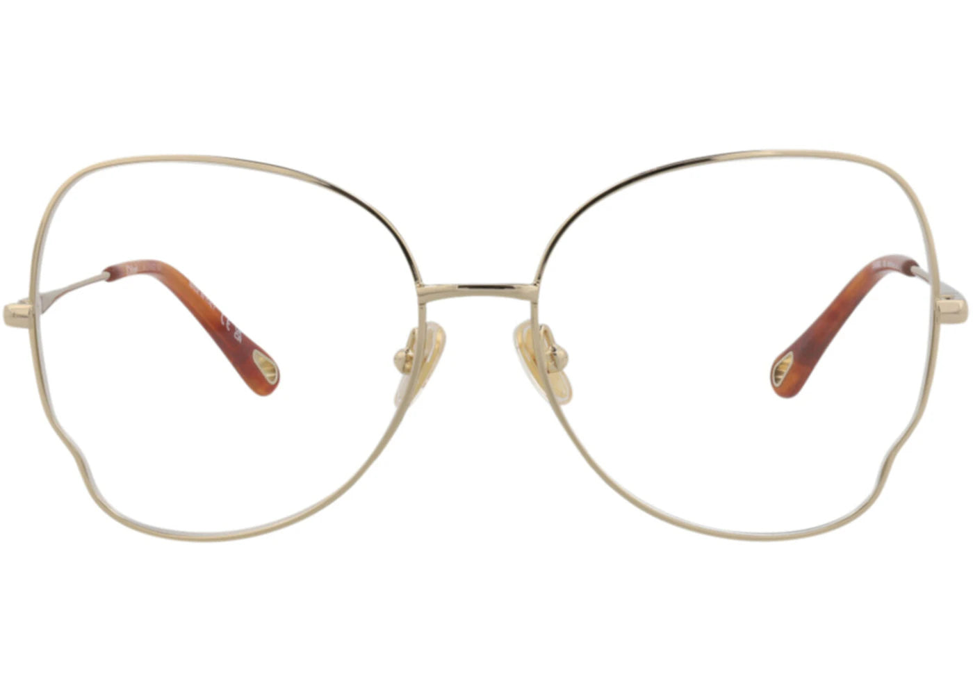 Chloe Cat Eye-Frame Metal Optical Frames Gold Gold Transparent (CH0098O-30012434-005)