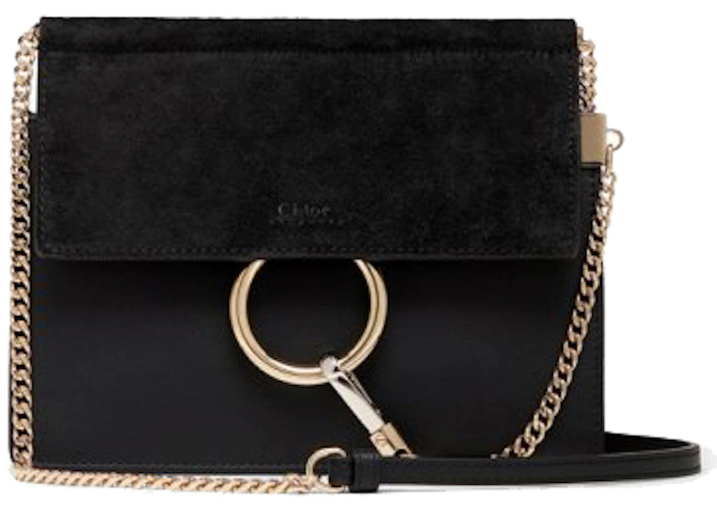 Chloe Faye Top Handle Bag Small Black