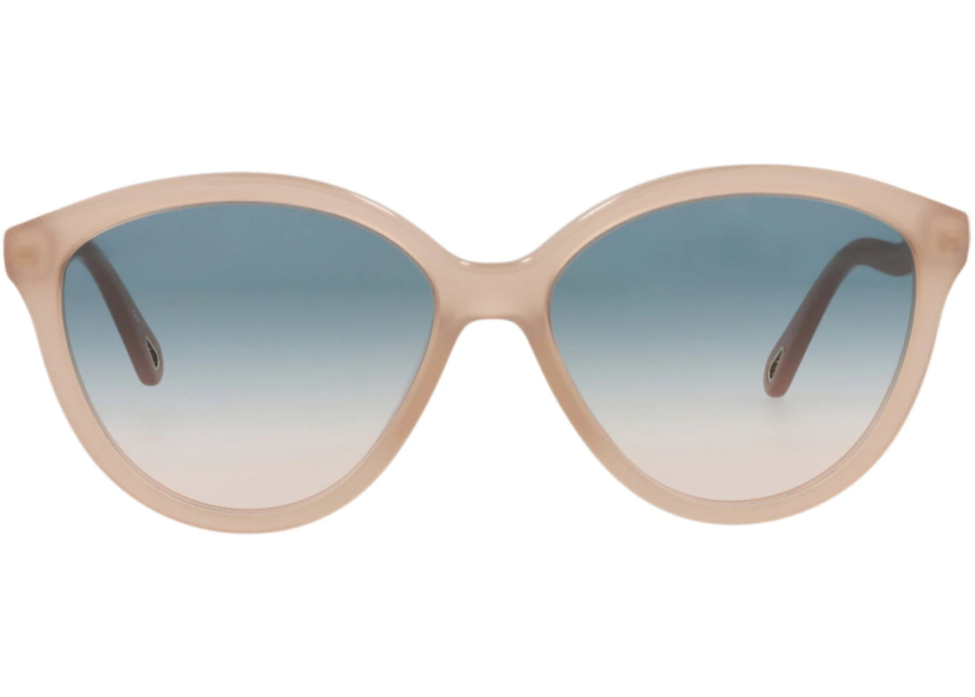 Chloe Round-Frame Bio Acetate Sunglasses Nude Nude Green (CH0087S-30012393-003)