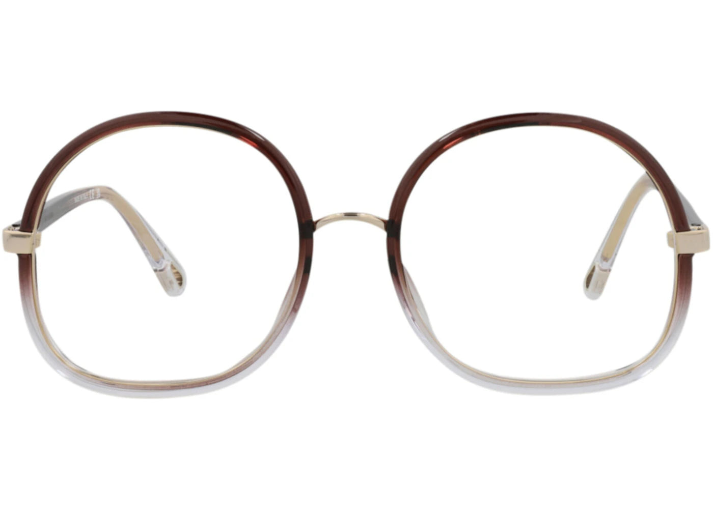 Chloe Round-Frame Injection Optical Frames Brown Brown (CH0032O-30009868-002)