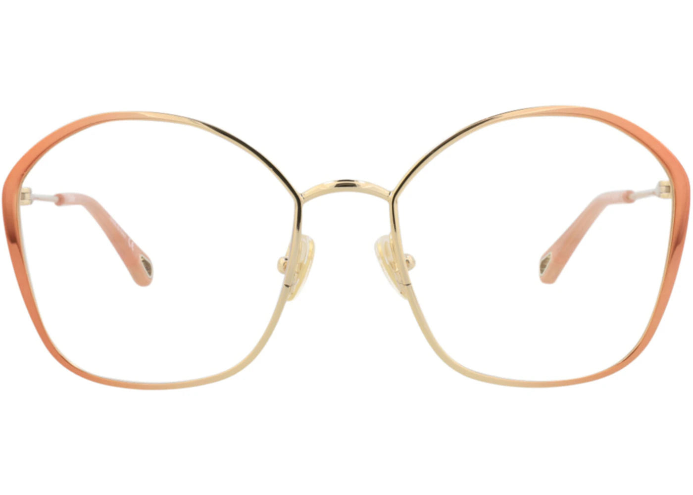 Chloe Round-Frame Metal Optical Frames NUDE NUDE TRANSPARENT (CH0017O-30009856-006)