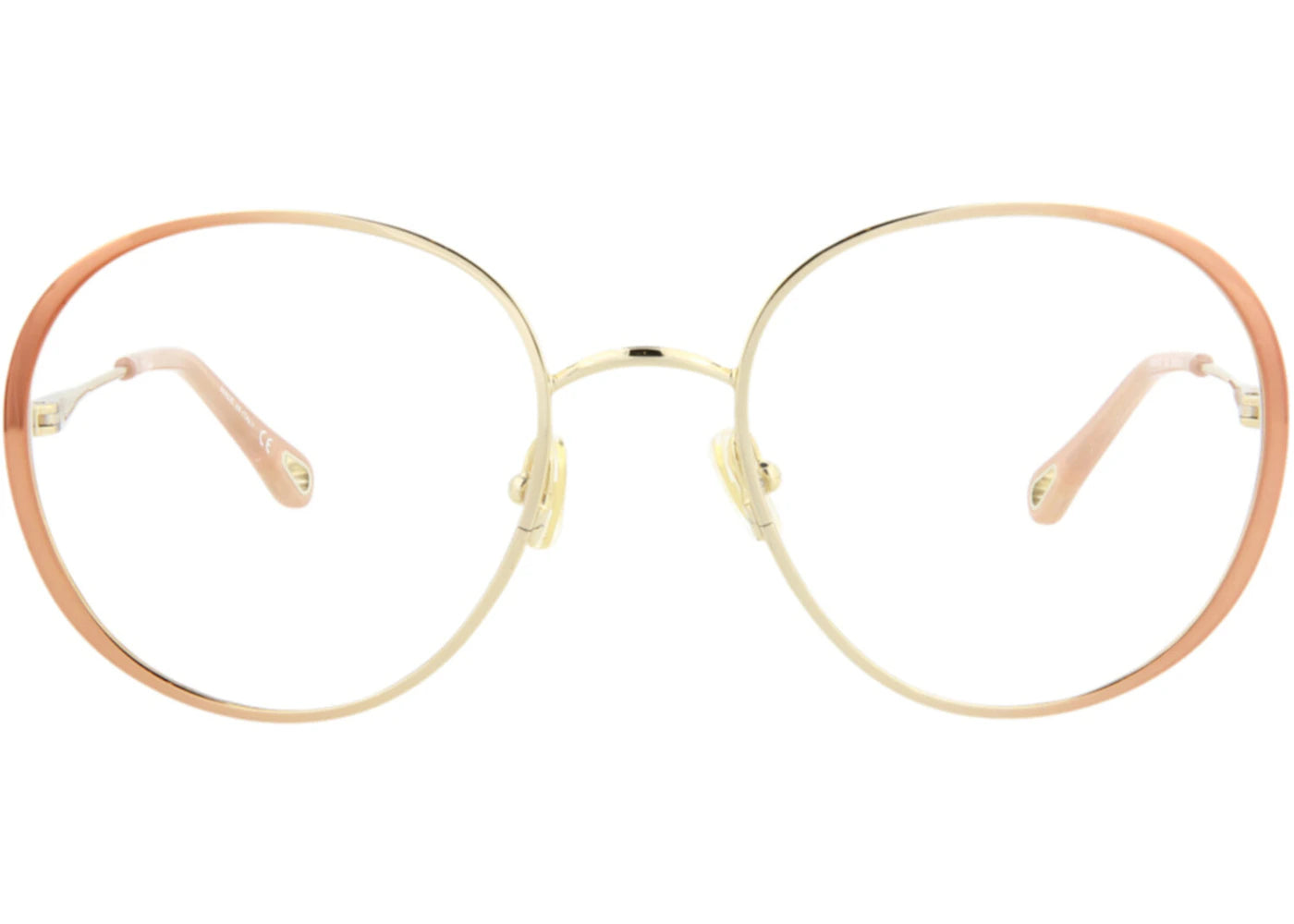 Chloe Round-Frame Metal Optical Frames NUDE NUDE TRANSPARENT (CH0018O-30009855-002)