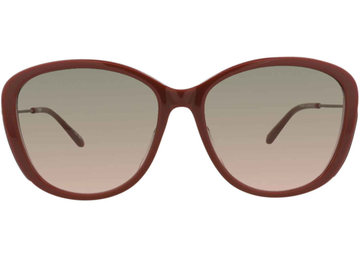 Chloe Round-Frame Recycled Acetate Sunglasses Brown Brown Green (CH0175SK-30014202-004)