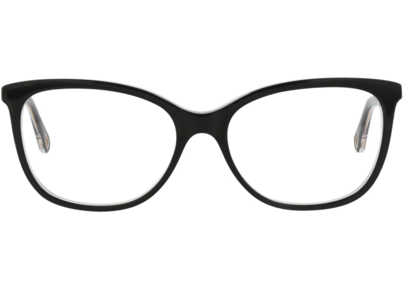 Chloe Square-Frame Bio Acetate Optical Frames Black Black Transparent (CH0013O-30009835-008)