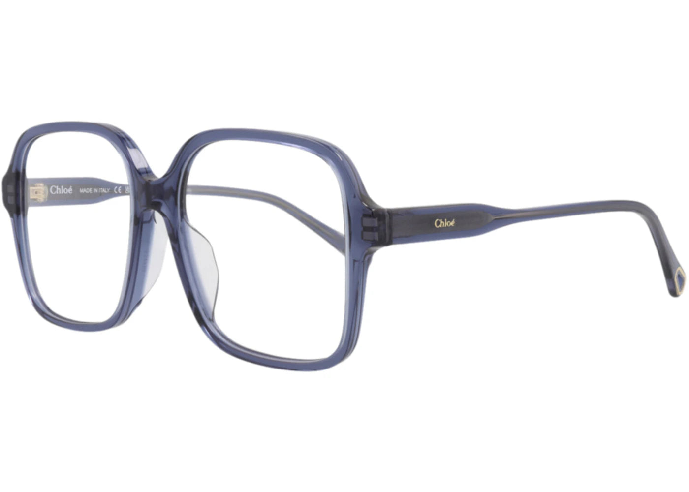 Chloe Square-Frame Bio Acetate Optical Frames Blue Blue Transparent (CH0126OA-30013655-003)