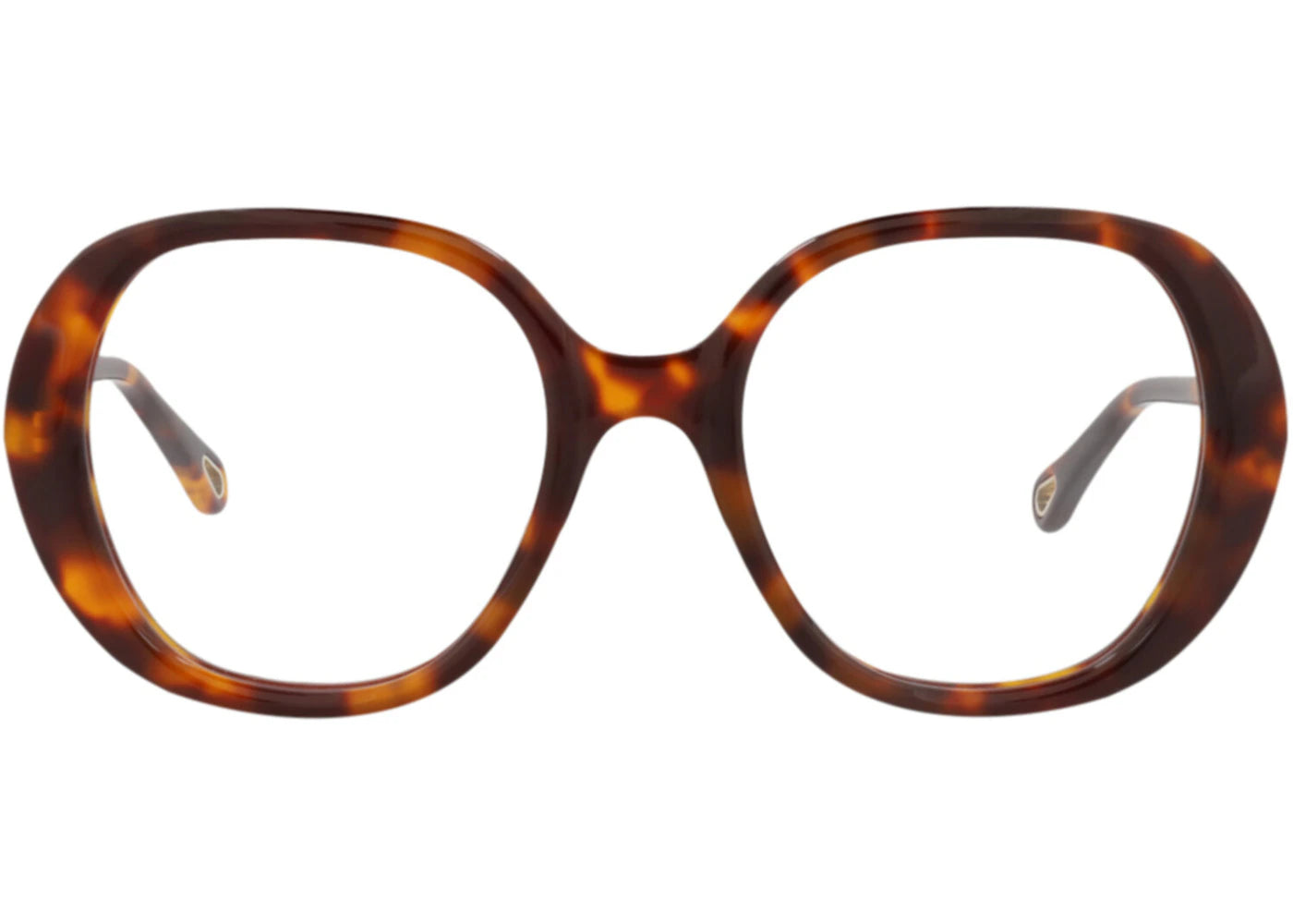Chloe Square-Frame Bio Acetate Optical Frames Havana Havana Transparent (CH0053O-30011508-005)