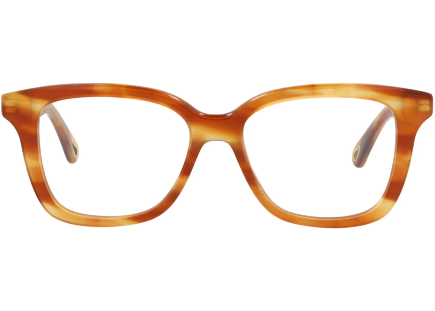 Chloe Square-Frame Bio Acetate Optical Frames Havana Havana Transparent (CH0090O-30012411-002)