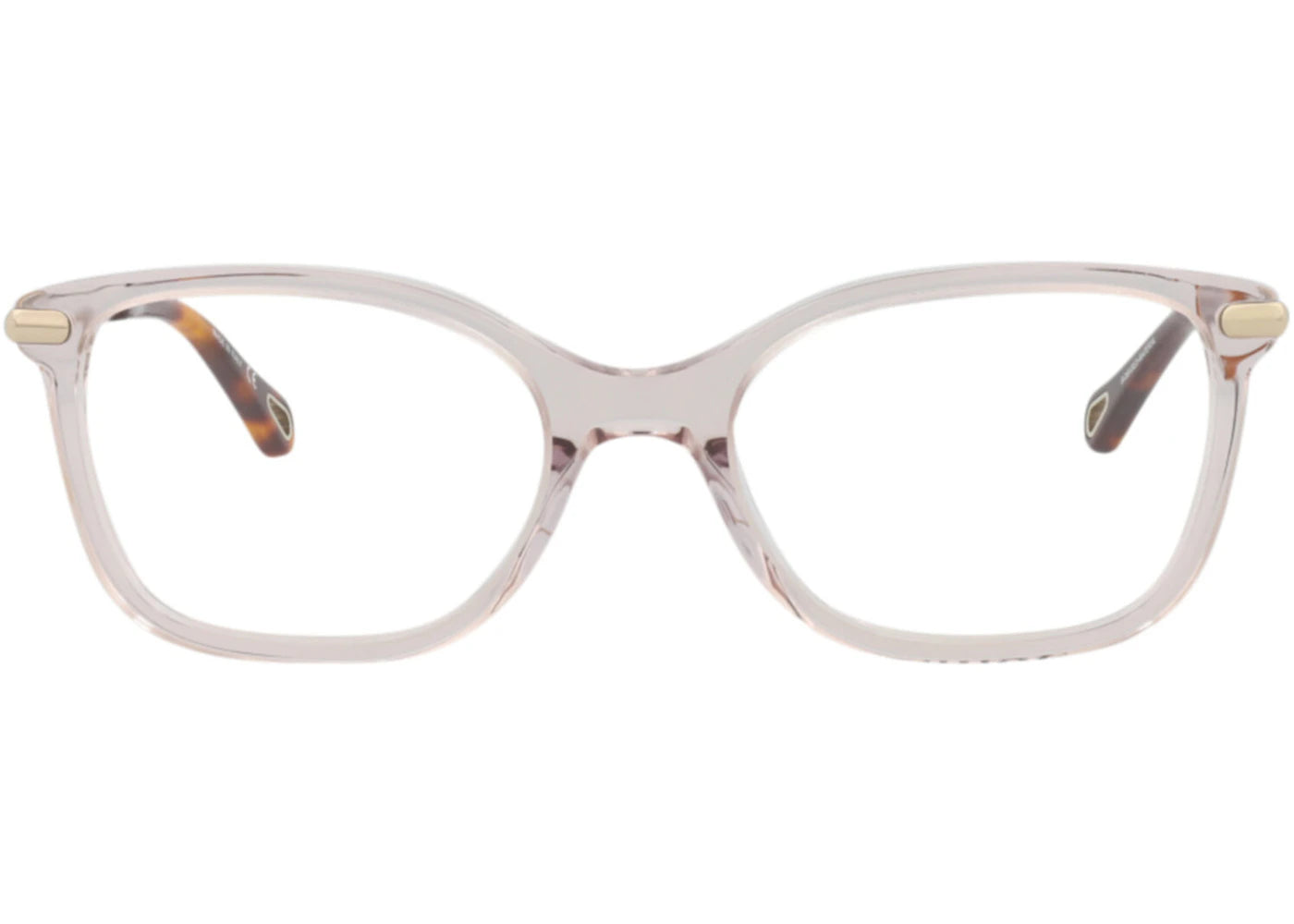 Chloe Square-Frame Bio Acetate Optical Frames Pink Gold Transparent (CH0059O-30011441-003)