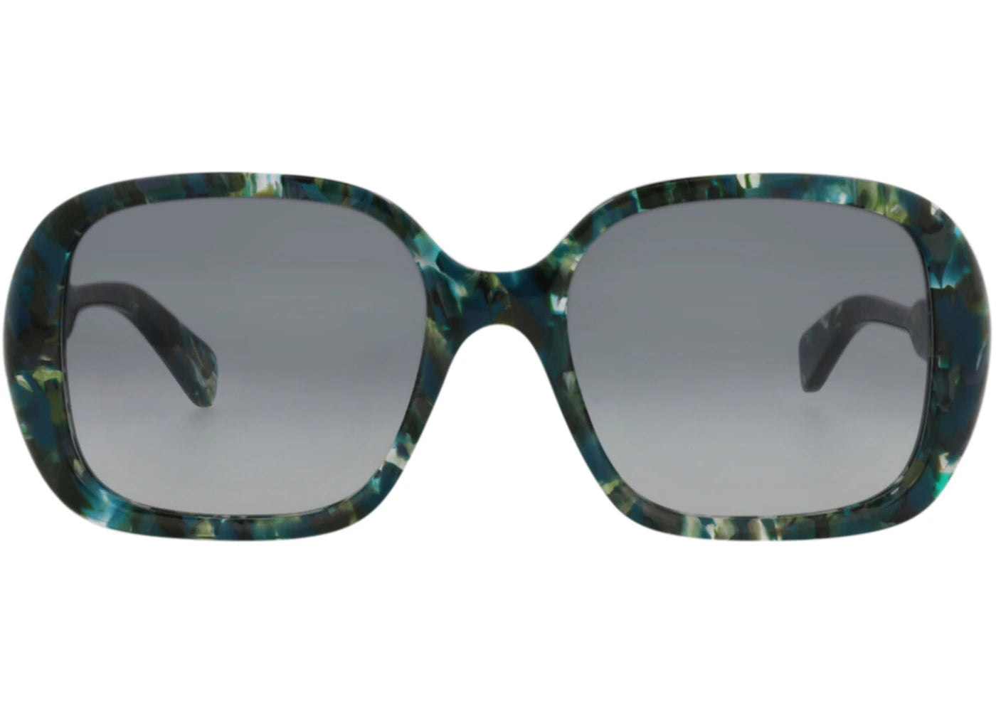 Chloe Square-Frame Recycled Acetate Sunglasses Green Green Grey (CH0222S-30015147-004)