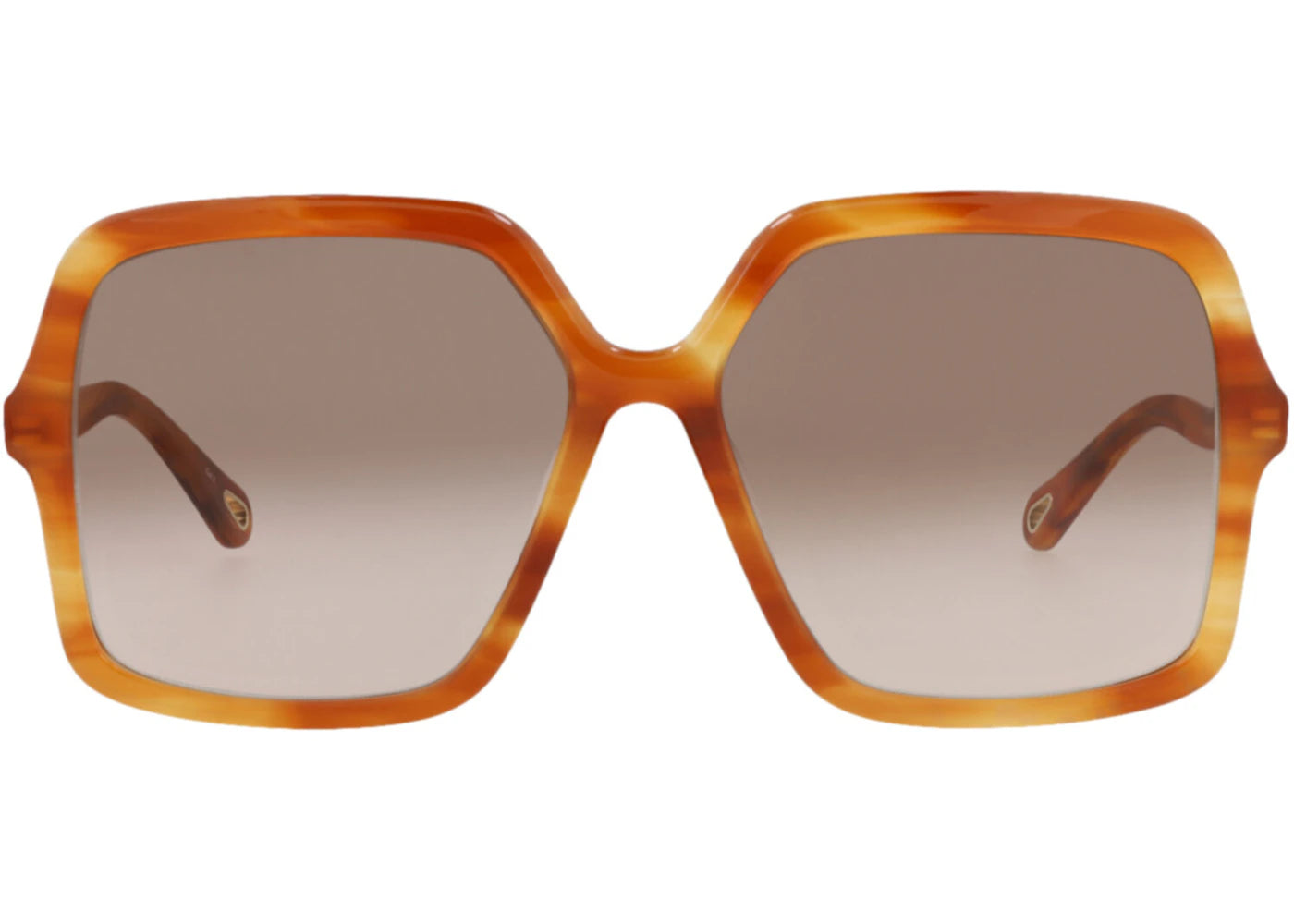Chloe Square-Frame Recycled Acetate Sunglasses Havana Havana Brown (CH0086SA-30012858-006)