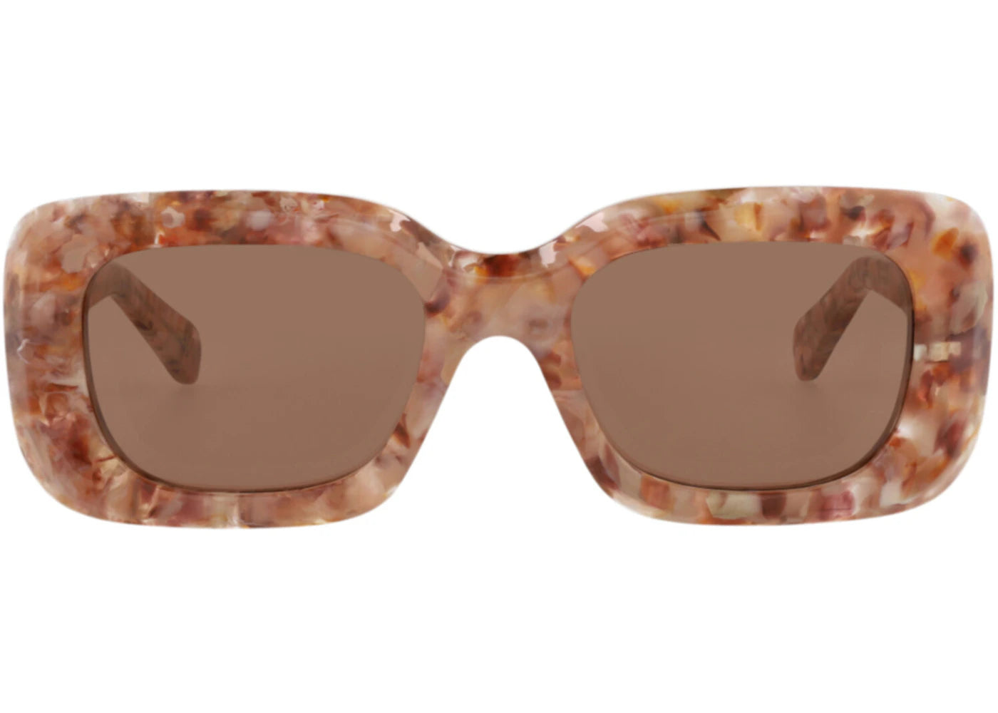 Chloe Square-Frame Recycled Acetate Sunglasses Pink Pink Brown (CH0188S-30014662-008)