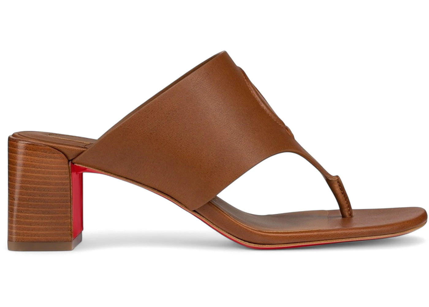 Christian Louboutin CL Tongamule 55 Cuoio Brown (Women's)