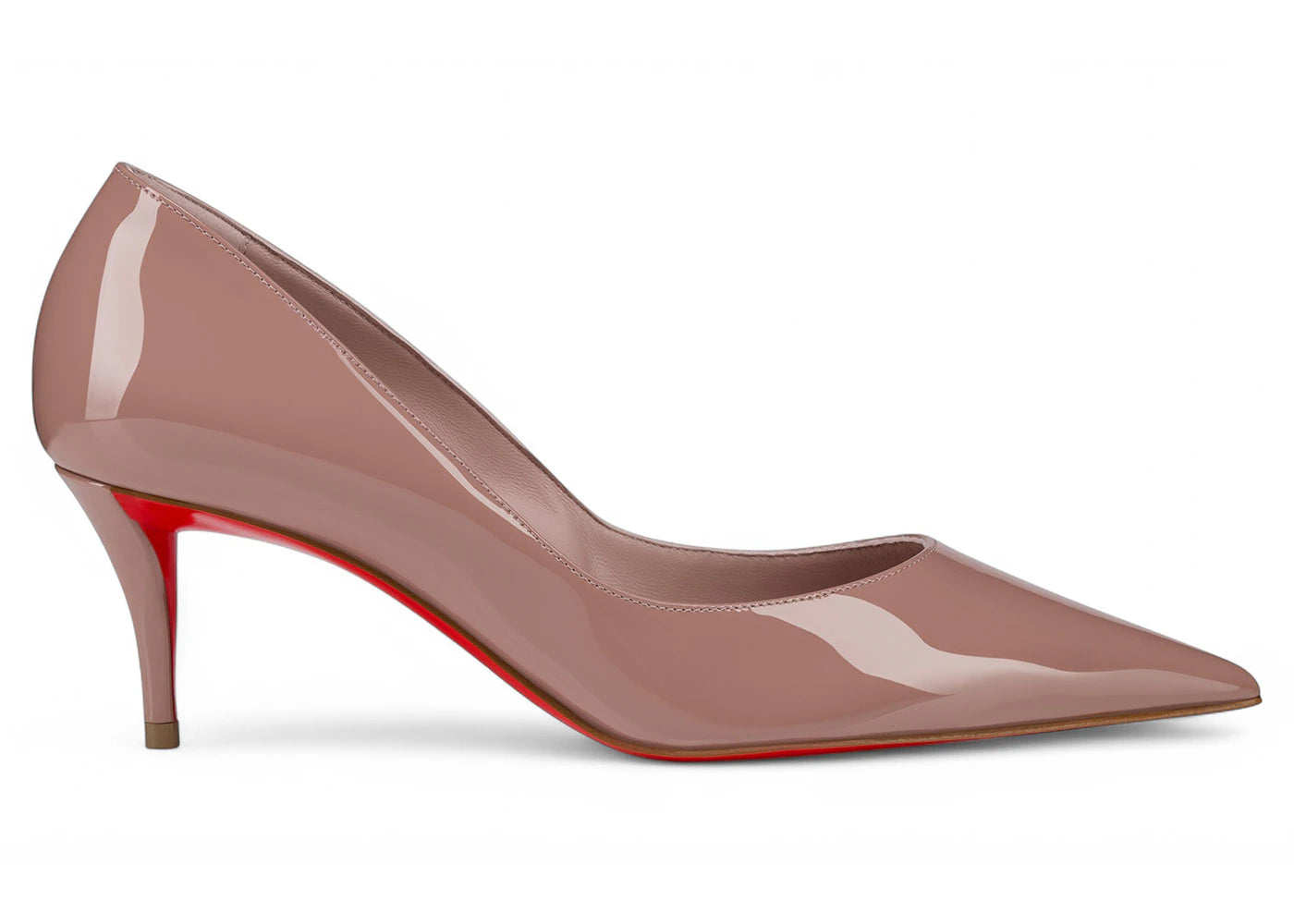 Christian Louboutin Miss Z 60mm Pump Vintage Rose Patent Calf Leather
