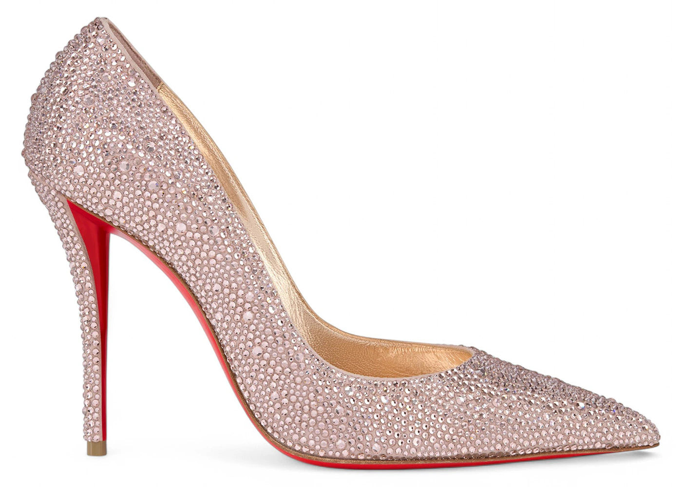 Christian Louboutin Miss Z Strass 100mm Pump Vintage Rose
