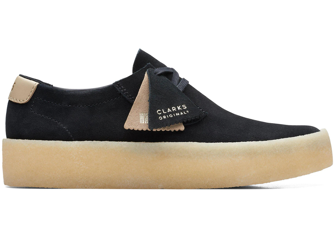 Clarks Originals Ashcott Cup Black Suede