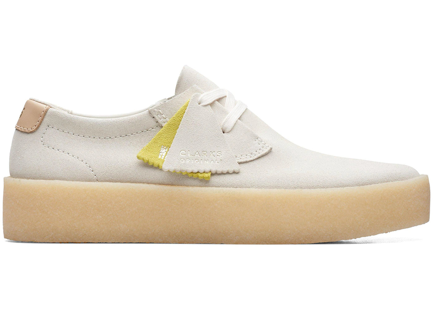 Clarks Originals Ashcott Cup Off White Suede