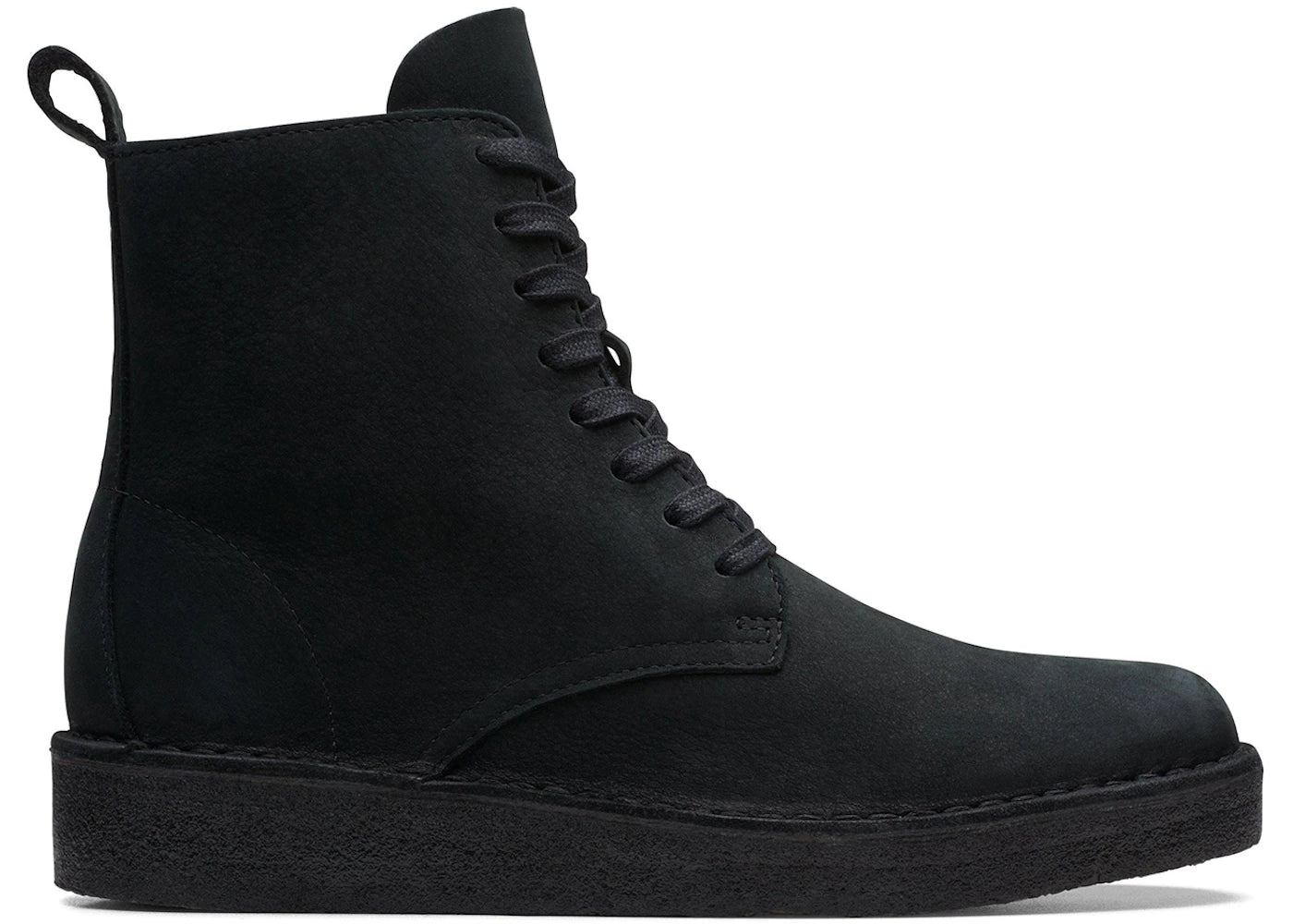 Clarks Originals Desert Coal Hi Black Nubuck (Women's)