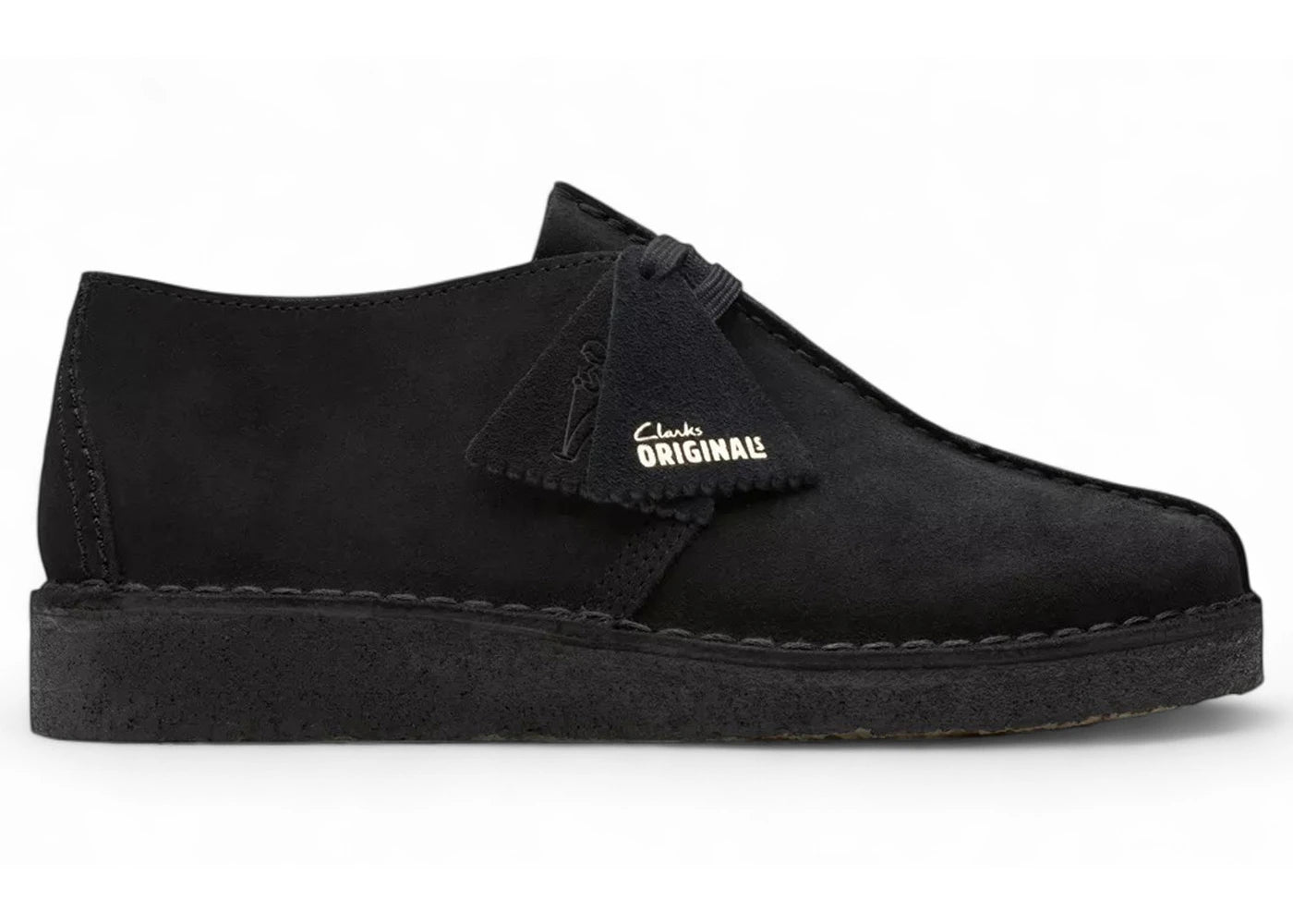 Clarks Originals Desert Trek Black Suede
