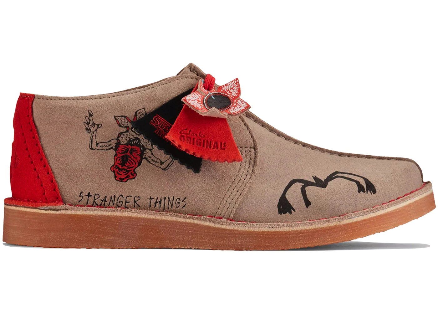 Clarks Originals Desert Trek Stranger Things Hellfire Club (GS)